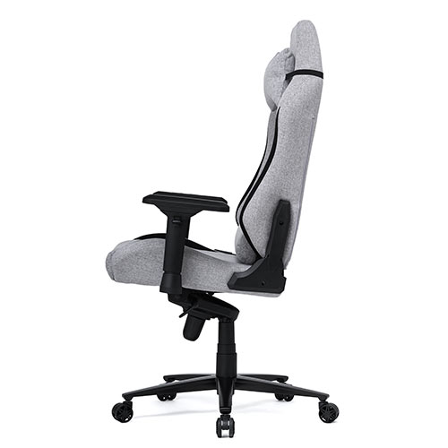 ゲーミングチェア（ファブリック・高耐荷重・150kg・4Dアームレスト・フロントロッキング 180°・リクライニング・ウレタンキャスター） SNC130GY　サンワサプライ