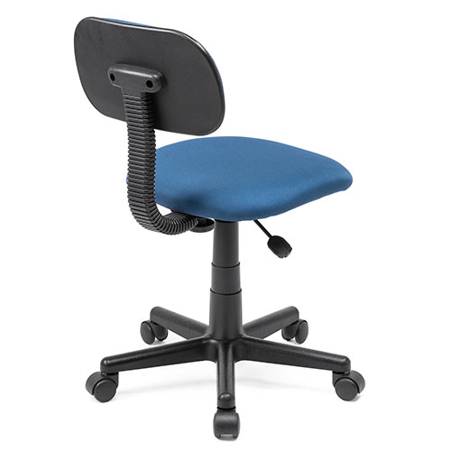オフィスチェア ワークチェア コンパクト 小さめ 低め シンプル ブルー
