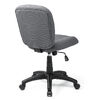 デスクチェア（防汚・防傷・シンプルオフィスチェア・ワークチェア・布張り・キャスター付き・グレー）