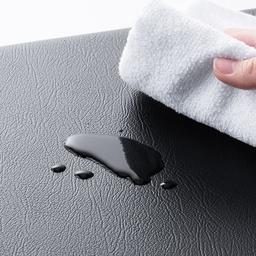 収納スツール（チェア・椅子・収納ボックス・ボックススツール・折りたたみ・オットマン・ソフトレザー・W380×D380×H380・耐荷重100kg・ブラック）