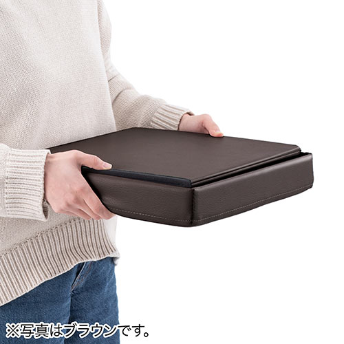 収納スツール（チェア・椅子・収納ボックス・ボックススツール・折りたたみ・オットマン・ソフトレザー・W380×D380×H380・耐荷重100kg・ブラック）