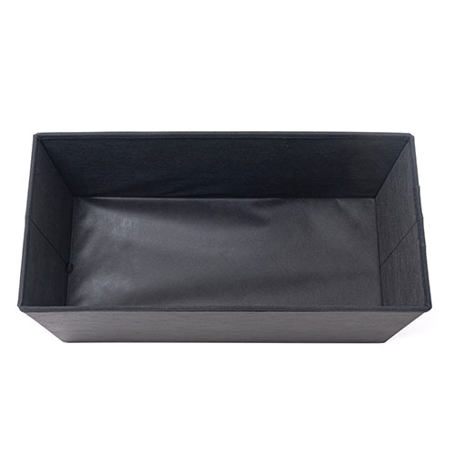 収納スツール（チェア・椅子・収納ボックス・ボックススツール・折りたたみ・オットマン・ソフトレザー・W760×D380×H380・耐荷重200kg・ブラック）