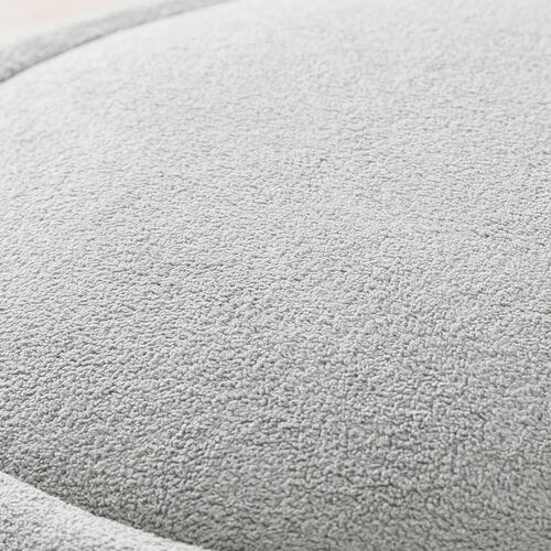 収納スツール（オットマン・収納付き・2段収納・丸型・コンパクト玄関椅子・子供部屋椅子・インテリア・チェア・収納ボックススツール・ラウンド型スツール・フタ付き・グレー）