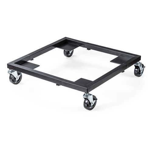 スタッキングチェア用台車（運搬用台車・スタッキングチェア・幅調整可能・50kg耐荷重・キャスター付）