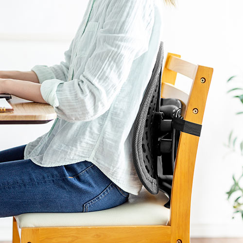 ランバーサポート（メッシュ・シートクッション・おすすめ・ぶれー） SNCCS2GY