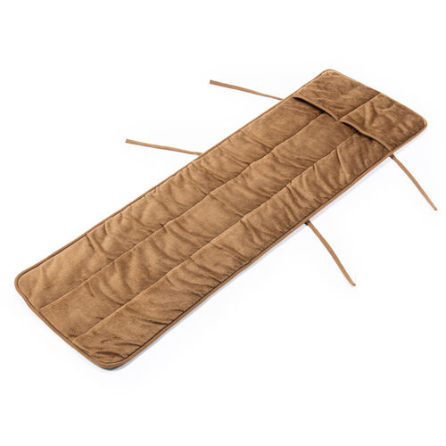 ふんわり柔らかチェアカバー（背もたれカバー・あったかカバー・ポケット付き・滑り止め・起毛・洗濯可能）