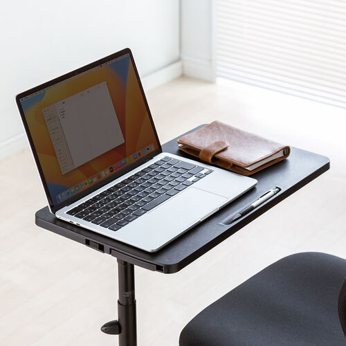 チェア用後付けデスク（A3対応天板・高さ5段階・ガスシンダー取付け