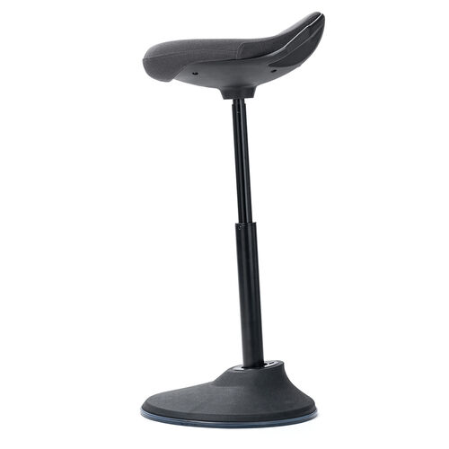 ハイスツール（スタンディングチェア）｜立ち仕事・ガス圧昇降・高さ60～84.5cm・ブラック