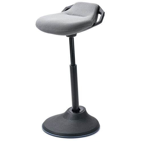 ハイスツール（スタンディングチェア）｜立ち仕事・ガス圧昇降・高さ60～84.5cm・グレー