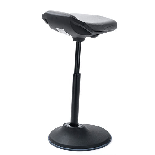 ハイスツール（スタンディングチェア）｜立ち仕事・ガス圧昇降・高さ60～84.5cm・グレー