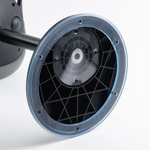 ハイスツール（スタンディングチェア）｜立ち仕事・ガス圧昇降・高さ60～84.5cm・グレー