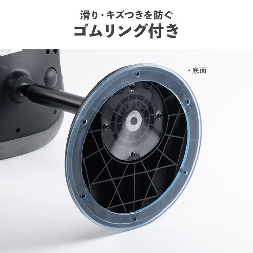 ハイスツール（スタンディングチェア）｜立ち仕事・ガス圧昇降・高さ60～84.5cm・グレー