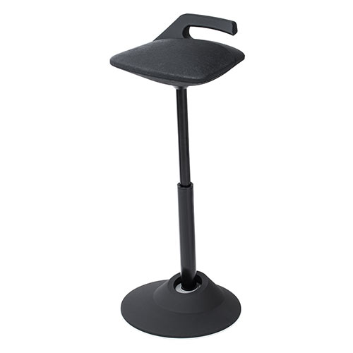 エルゴノミクスチェア（人間工学オフィスチェア・高さ調整・上下昇降デスク対応・muvman・座面4度傾斜・耐荷重120kg・ブラック）