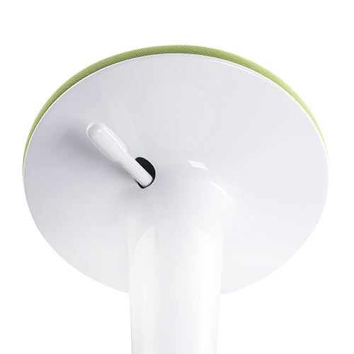 スツール(スタンディング・上下昇降デスク対応・カウンターチェア・人間工学・ガス圧高さ調整・傾斜・グリーン)