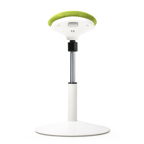 スツール（スタンディング・昇降デスク対応・座面可動・人間工学・ガス圧・高さ調整・グリーン）