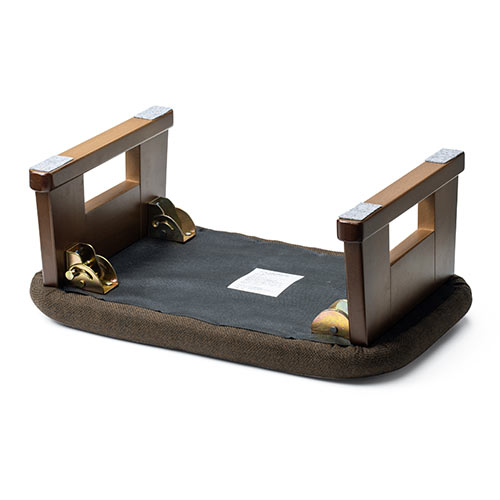 折りたたみ正座椅子（正座補助・法事・しびれ・あぐら・腰痛対策・軽量・クッション付き・折りたたみ木製脚・ブラウン）