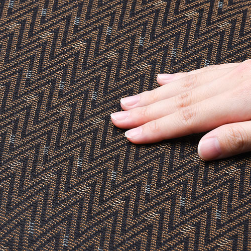 座敷椅子（高座椅子・正座椅子・和室・腰痛対策・背もたれ・脚裏フェルト付き・折りたたみ・コンパクト収納・ブラウン）