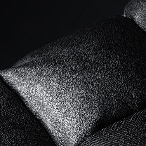 座椅子 本革 コンパクト 幅500mm リクライニング 42段階調整