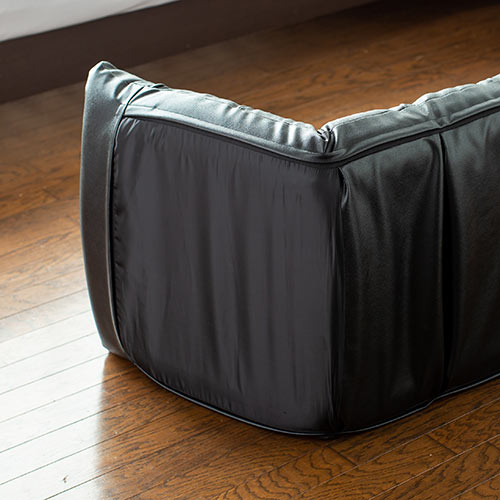 座椅子 本革 コンパクト 幅500mm リクライニング 42段階調整