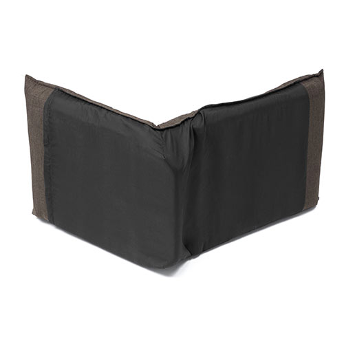 折りたたみ座椅子 コンパクト ハイバック 6段階角度調整 ブラウン