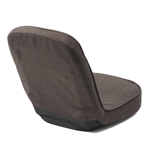 折りたたみ座椅子 コンパクト 子ども座椅子 ファブリック ブラウン