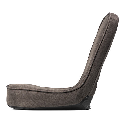 折りたたみ座椅子 コンパクト 子ども座椅子 ファブリック ブラウン