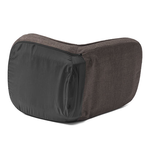 折りたたみ座椅子 コンパクト 子ども座椅子 ファブリック ブラウン