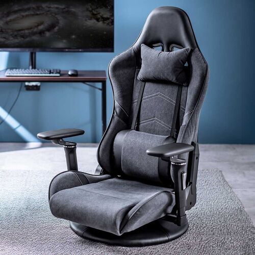 ゲーミングチェア（ゲーミング座椅子・回転座椅子・135°リクライニング・ランバーサポート付き・ヘッドレスト付き・5Dアームレスト・モールドウレタン）