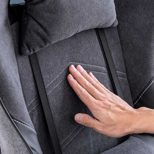 ゲーミングチェア（ゲーミング座椅子・回転座椅子・135°リクライニング・ランバーサポート付き・ヘッドレスト付き・5Dアームレスト・モールドウレタン）