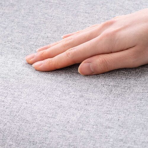 折りたたみ座椅子（6段階角度調節・コンパクト・子ども座椅子・ファブリック・グレージュ）