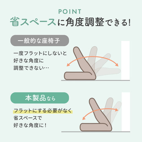 座椅子（ハニカムゲルクッション・TPEクッション・体圧分散・コンパクト・ランバーサポート・ブラウン）