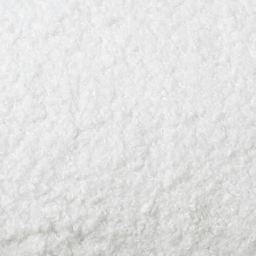 座椅子（肘付き・ソファベッド・14段階リクライニング・ダブルクッション座面・日本メーカー製ギア・ボア生地・ふわもこホワイト）