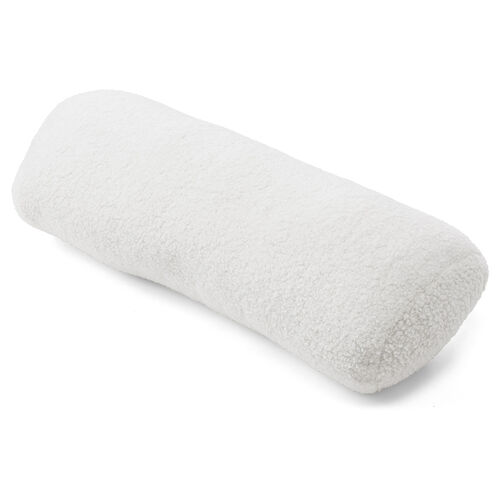 座椅子（肘付き・ソファベッド・14段階リクライニング・ダブルクッション座面・日本メーカー製ギア・ボア生地・ふわもこホワイト）