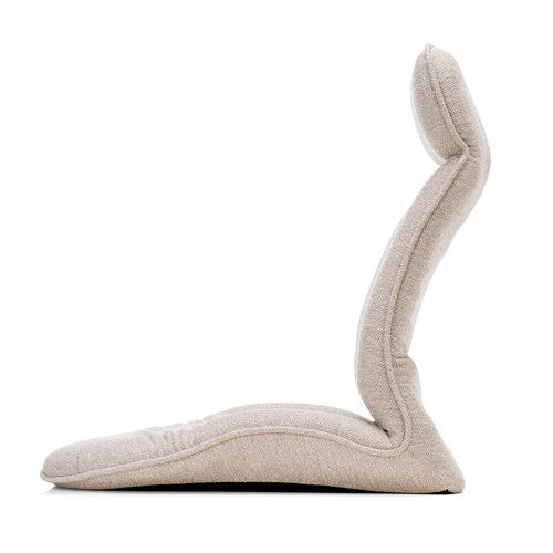 座椅子（多関節リクライニング・ヘッドレスト14段階角度調節・座面14段階角度調節・背もたれ6段階角度調節・ウレタンクッション・KOYO製ギア採用・ベージュ）