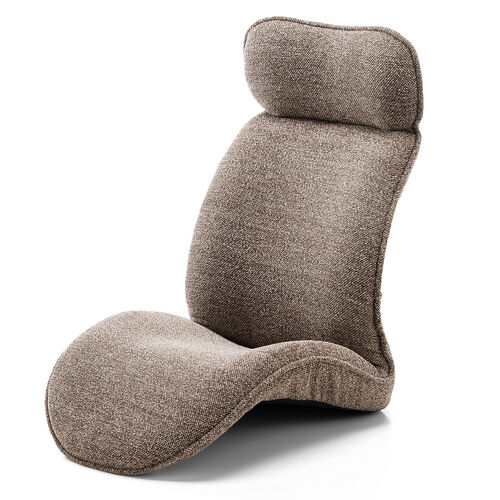 座椅子（多関節リクライニング・ヘッドレスト14段階角度調節・座面14段階角度調節・背もたれ6段階角度調節・ウレタンクッション・KOYO製ギア採用・ブラウン）