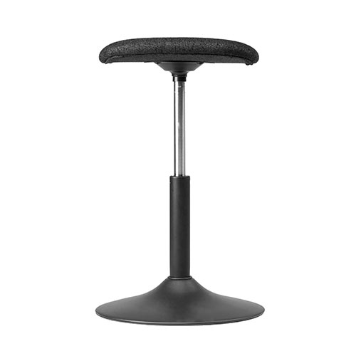 オットマン（脚置き台・固定脚仕様・キャスターなし・布張り・リラックス・ブラック）