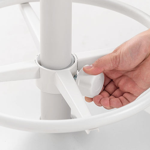 カウンターチェア（バーチェア・ハイスツール・昇降デスク・スタンディングデスク・高さ調整可能足置き・座面高さ65cm～78cm・ガス圧昇降式・360°回転・サドル型座面・ベージュ）