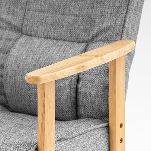 高座椅子 高さ変更 肘付き リクライニング 折りたたみ可能 ランバーサポート