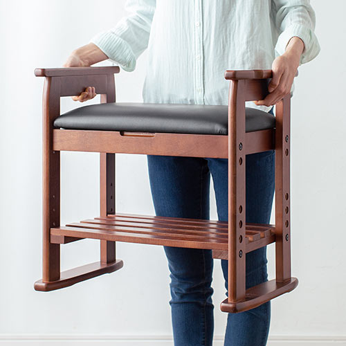 玄関椅子 玄関チェア 玄関ベンチ スツール 靴収納 腰かけ クッション付き
