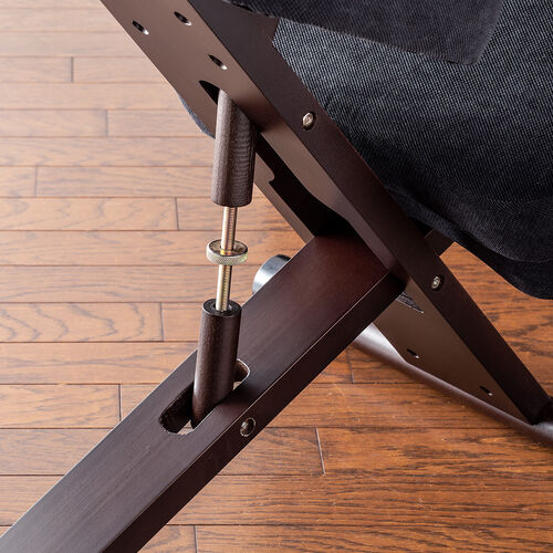 バランスチェア（木製・補助クッション付き・高さ調節・角度調整・大人・子供）