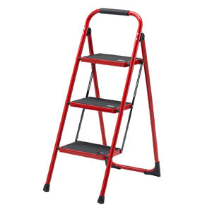 脚立（踏み台・折りたたみ・滑り止め付き・持ち手付き・手すり付き・3
