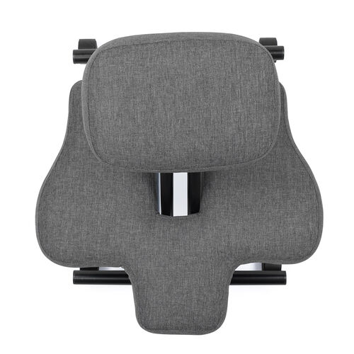 バランスチェア（あぐらチェア・ガス圧式・高さ調整・角度調整・キャスター・ストッパー・クッション付き スチール製・胡坐椅子）