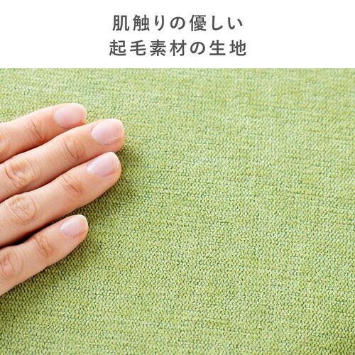 折りたたみチェア（コンパクト・軽量・クッション・パイプ・布・背もたれ・持ち運び・キッチン・ファブリック・スリム・完成品・ベージュ）