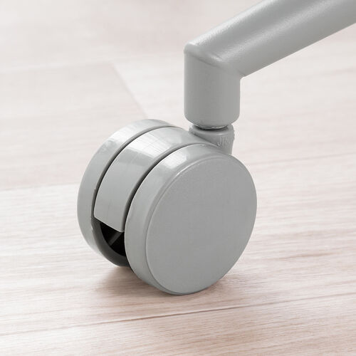 あぐら椅子（胡坐いす・ワイドチェア・ソファチェア・幅64cm・幅広座面・ロッキング・キャスター・ガス圧昇降・超ワイド設計・グレー）