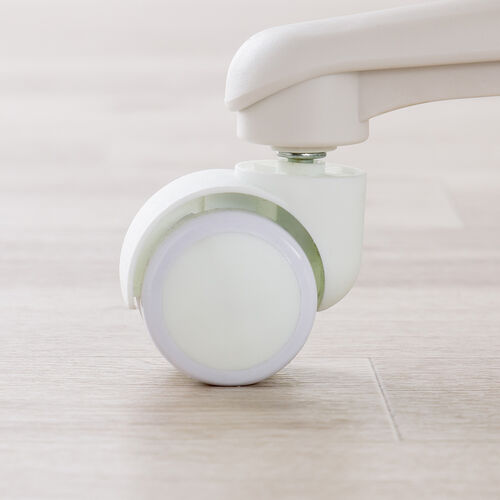 学習椅子（キッズチェア・児童椅子・子供椅子・姿勢矯正・洗えるカバー付き・肘付き・肘跳ね上げ・足置きリング付き・ガス圧昇降・モールドウレタン・ダブルバッグ・ブルー）