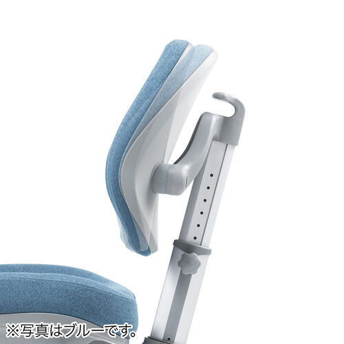 キッズチェア（分割背もたれ・座面高さ調整・背もたれ高さ調整・座面前後調整・耐荷重120k・ストッパー付き・極厚モールドウレタン使用・グレー）