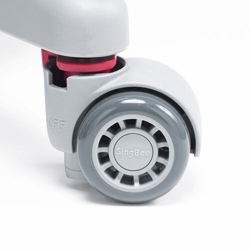 キッズチェア（分割背もたれ・座面高さ調整・背もたれ高さ調整・座面前後調整・耐荷重120k・ストッパー付き・極厚モールドウレタン使用・グレー）