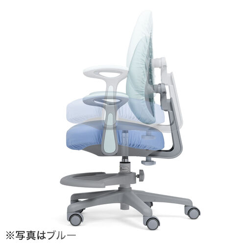 学習チェア（キッズチェア・学習椅子・学習机用チェア・子供用学習チェア・姿勢サポートチェア・成長チェア・ダブルバック・ピンク）