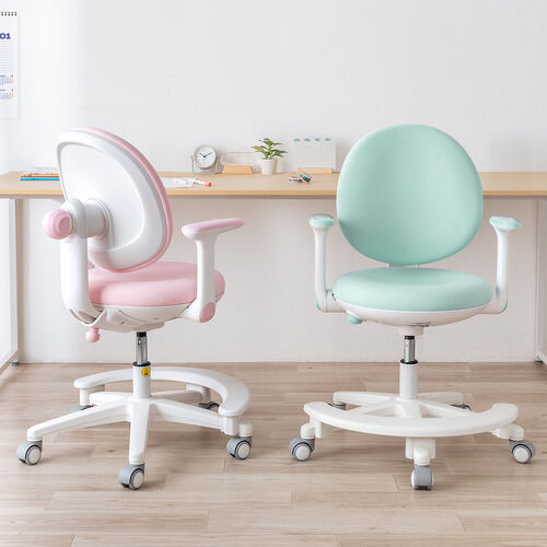 学習チェア（キッズチェア・学習椅子・学習机用チェア・子供用学習チェア・姿勢サポートチェア・成長チェア・ブルー）