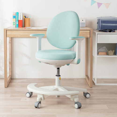 学習チェア（キッズチェア・学習椅子・学習机用チェア・子供用学習チェア・姿勢サポートチェア・成長チェア・ブルー）